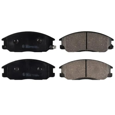 Image of 410606M090 Brake pad set BLUE PRINT ADG04231 Front Axle with acoustic wear warning SSANGYONG: Rexton / 2, HYUNDAI: Santa Fe I, Trajet
