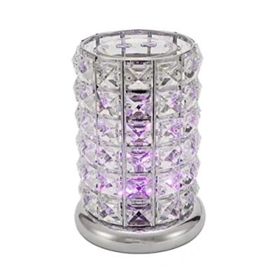 Image of Sense Aroma Colour Changing Silver Crystal Electric Wax Melt Warmer
