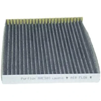 Image of 27277EN025, 27277JD10A Pollen Filter PURFLUX AHC340 Activated Carbon 265mm 191mm 19mm NISSAN: Qashqai / Qashqai+2 I, X Trail