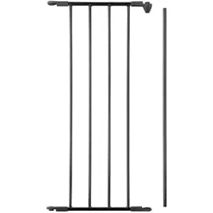 Image of BabyDan Configure Gate / Flex Hearth Extension Black 33cm