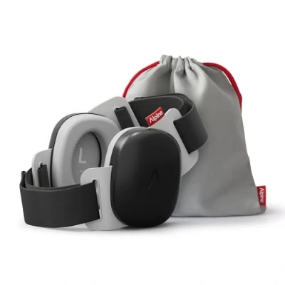 Image of [New] Alpine Muffy Baby Ear Defenders 24dB, CE &amp; UKCA Certified Improved Headphones for Noise Cancelling, Safe Soothing Hearing Protection, Ideal Travel, Approved by Babies Black