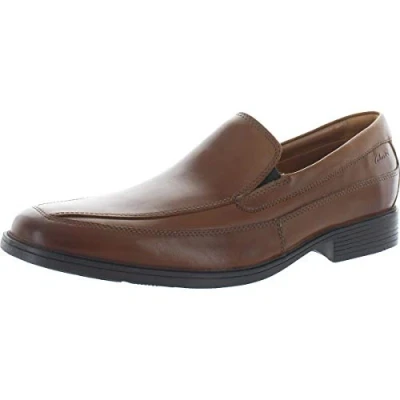 Image of Clarks Men&#039;s Kippfrei Loafer, Dark Brown, 8 UK