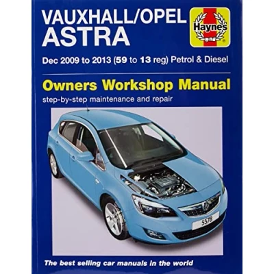 Image of Vauxhall/Opel Astra (Dec 09 13) Haynes Repair Manual (Paperback)