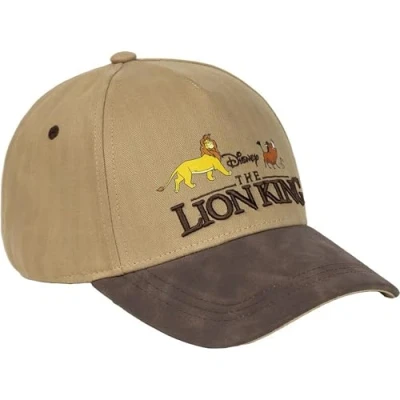 Image of CERDÁ LIFE&#039;S LITTLE MOMENTS The Lion King Visor Cap Brown Size 57 cm Made with Cotton and Polyester Printed Movie Original Product