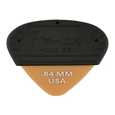 Image of Fender® Mojo Grip Picks Pack of 3 Dura tone Delrin 351 .84 mm for Guitar Thickness: Colour: Butterscotch Blonde