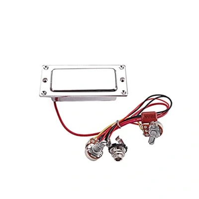 Image of Alnicov Dual Coil Closed Humbucker,Pre Wired Pickup Harness Kit with 500K Volume Tone Jack for Electric Guitar