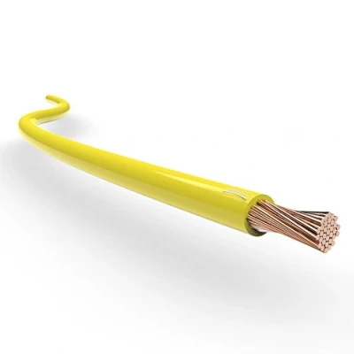 Image of Automotive Wire 1.50 mm² Thin Wall Cable length 5m or 10m choice: (5m metre (AWG 16) copper wire, yellow)
