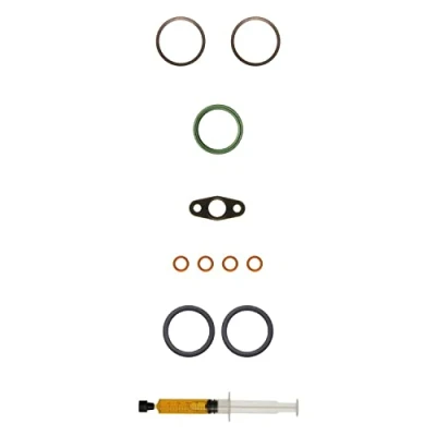 Image of 11657823256, 7823256 Mounting Kit, charger AJUSA JTC12009 with studs, syringe oil gaskets/seals BMW: 5 Touring, 3 4 Coupe