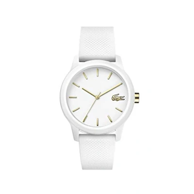 Image of Lacoste Analogue Quartz Watch for women with White Silicone bracelet 2001063