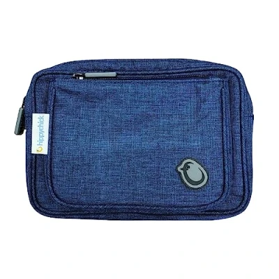 Image of Hippychick Hipseat Accessory Bag/Travel Pouch with 2 Pockets, Can Be Used The Back Saving Baby Carrier, Denim Blue