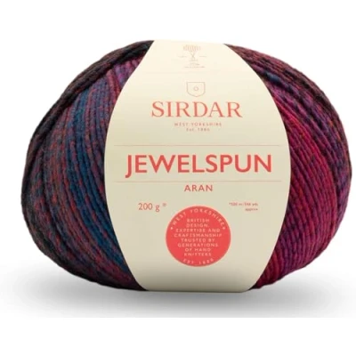 Image of Sirdar Jewelspun Aran, Midnight Fjords (847), 200g