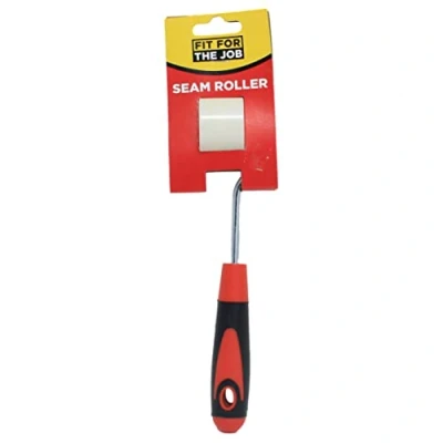 Image of Fit for The Job Wallpaper Seam Roller Smoothing and Pressing Edges Together with Ergonomic Easy Grip Handle Soft Comfortable Working