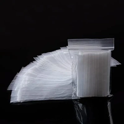 Image of Small Grip Seal Bags 300Pcs 5x7cm Mini Sealable Plastic Little Clear Ziplock Bag Reusable Tiny Transparent Polythene Pouches for Beads Cookies Candies Jewellery Storage