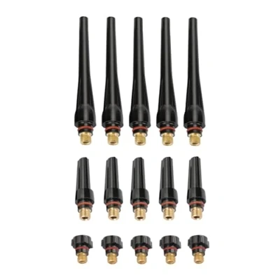 Image of Fafeicy TIg Back Cap Kit 4.72 * 0.79in 57Y02(Long), 2.36 0.59in 57Y03(Medium), 0.98 0.67in 57Y04(Short), Torch Part for WP 17/18/26 Welding