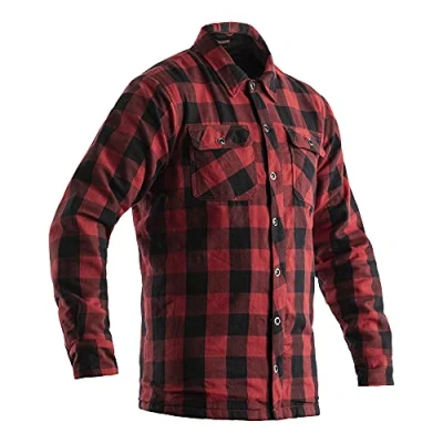 Image of Textile Shirtrst Lumberjack Aramid Ce Red Check S (2115)