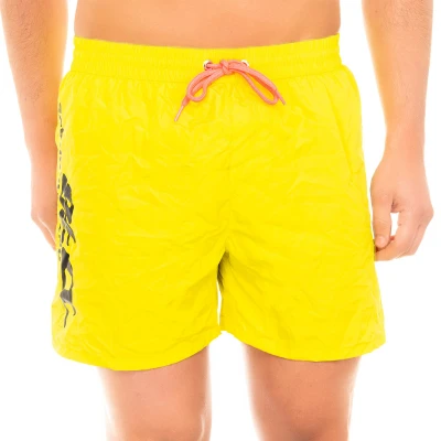 Image of Diesel Mens swim shorts with mesh lining 00SV9U 0AAWS Yellow Size X Large