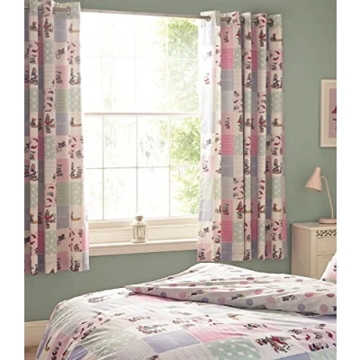 Image of Roald Dahl Matilda, Patchwork Curtains (66&quot; wide x72 drop)