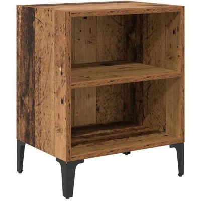 Image of vidaXL Bedside Cabinet Old Wood 40x30x50 cm Engineered