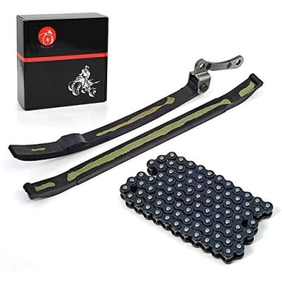 Image of MOTO1988 Cam Timing Chain Guides Kit Compatible for Yamaha Big Bear 350 YFM350FW 4x4 1987 1997 Moto 4 YFM350ER 1995 RAPTOR YFM350R 2004 2013 WARRIOR YFM350X WOLVERINE YFM350