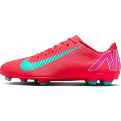 Image of Nike Performance Vapor 16 CLUB FG/MG Moulded stud football boots, Size: 8, Ember glow/aurora green Synthetics