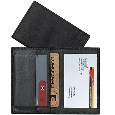 Image of Victorinox 4.0873.V Pouch for Swisscard of Leather Imitation, Black