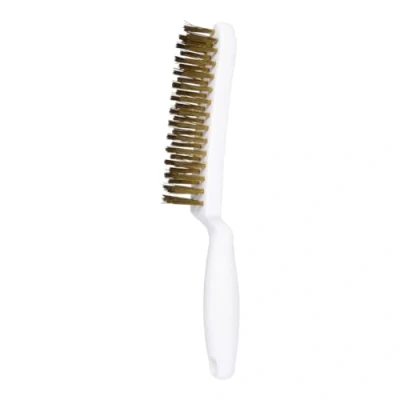 Image of KS Tools 201.2326 Brass wire hand brush 3 rowed, 285mm