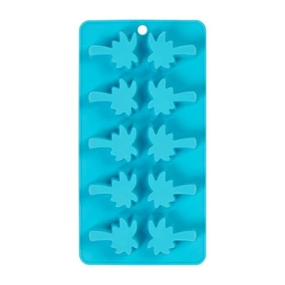 Image of Tala Silicone Baking Mould, 10 Hole Palm Tree Shaped Design Mould for Individual Themed Cakes, Biscuits, Jelly&#039;s, Freezer Pops and Boiled Sweets, BPA Free Dishwasher Safe