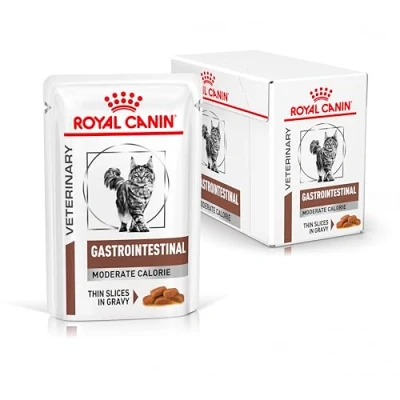 Image of ROYAL CANIN Cat Gastro Intestinal Moderate Calorie Food, 12 x 85 g