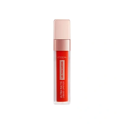 Image of L&#039;Oreal Paris Les Macarons Matte Liquid Lipstick 826 Mademoiselle Mango, 31 g
