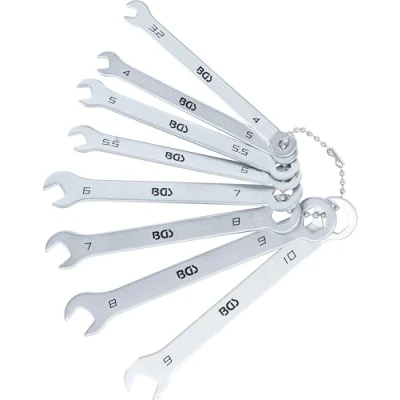 Image of BGS 8646 Combination Spanner Set Stubby Type 4 10 mm 8 pcs.