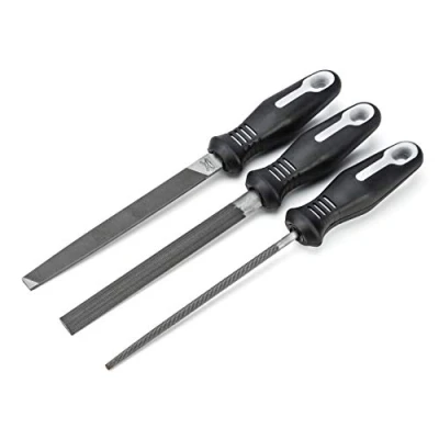 Image of Crescent Nicholson 22015HNNN Bastard File Set with Ergonomic Handles, 152 mm, 3 Pieces