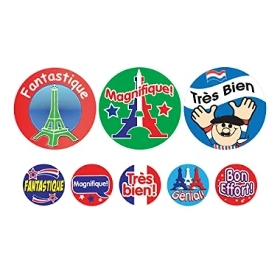 Image of SuperStickers French Praise Stickers Bumper Pack (1240 Stickers).