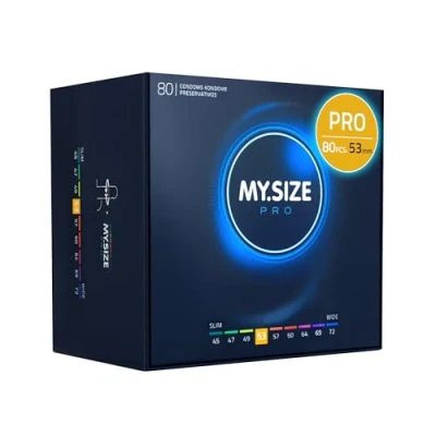 Image of MY.SIZE PRO Condom Size 3, 53 mm, 80 Condoms Perfect fit and a Suitable for Everybody