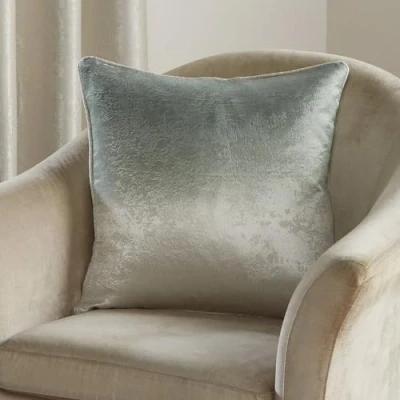 Image of Fusion Ombre Strata Cushion Cover 43 x 43cm in Green