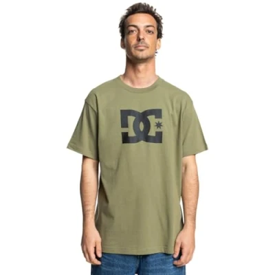 Image of DC Shoes STAR Print Tshirt, Size: XL, Tpc deep lichen green