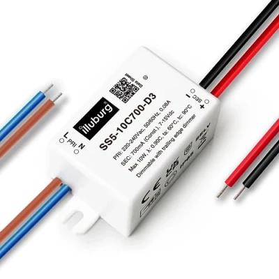 Image of illuburg LED Driver Dimmable TRIAC 700mA Constant Current 5W 10W Flickerfree Power Supply Transformer