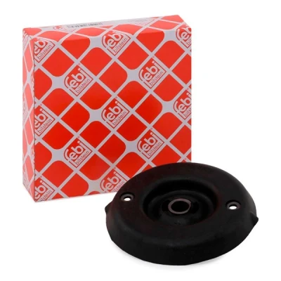 Image of 503846, 503885, 5038F7, 5038G0, 9681330980 Top strut mount FEBI BILSTEIN 19495 Front Axle without ball bearing Elastomer CITROËN: Berlingo II Van