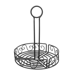 Image of Olympia Wire Condiment Holder Black