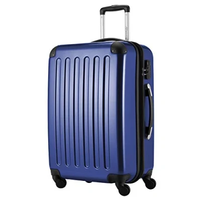 Image of HAUPTSTADTKOFFER Alex Luggage Suitcase Hardside Spinner Trolley 4 Wheel Expandable, 65cm, dark blue