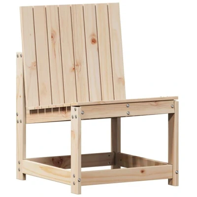 Image of vidaXL Garden Chair 50.5x55x77 cm Solid Wood Pine