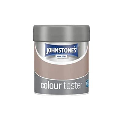 Image of Johnstone&#039;s Paint Tester Pots Wall &amp; Ceiling Coffee Cream Emulsion Easy to Apply Dry in 1 2 Hours 75ml