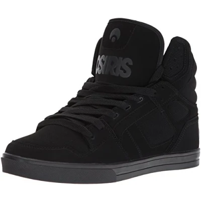 Image of Osiris Mens Clone Skate Shoe, Black/Ops, 9.5 UK (44 EU)