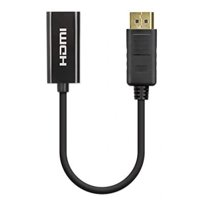 Image of Manhattan Active DisplayPort to HDMI Adapter 4K @ 60Hz Black