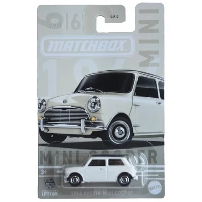 Image of Matchbox 1964 Austin Mini Cooper, White 6/6