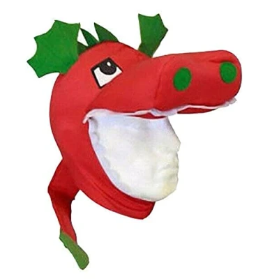 Image of jokeshop Red Dragon Hat Wales Cymru World Cup Rugby Football Supporter
