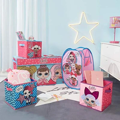 Image of L.O.L. Surprise! 5 Piece Storage Solution Set, Fabric, Pink