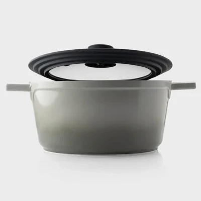 Image of Taylor&#039;s Eye Witness 20 22 24cm Silicone and Glass Medium Universal Pan Lid Black