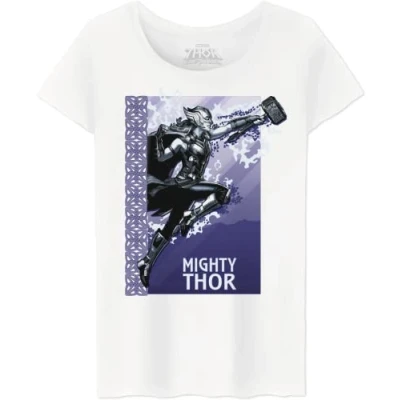 Image of Marvel Women&#039;s Wotlatmts009 T Shirt, White, L