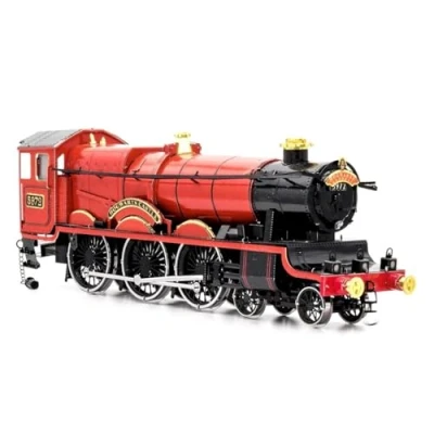 Image of 3D Fascinations Metal Earth Puzzle Harry Potter, ICONX Hogwarts Express Train ICX137 DIY Model Kit/Metal Jigsaw New Model.