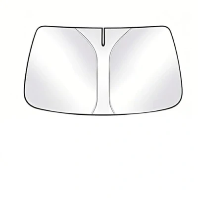 Image of Universal Folding Car Sun Shade for Windscreen Front.